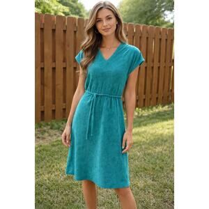 Vintage 1970's era Sporty Terry cloth Dress